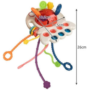 4-in-1 Baby Pull String Sensory Toy